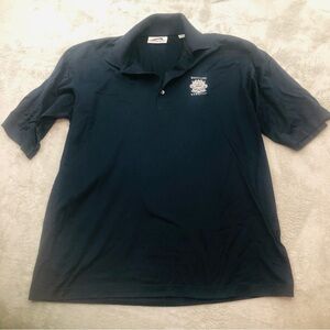 Slazenger Blue‎ Polo Shirt Casual Cotton Blend